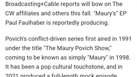 Maury Canceled After 31 Years 😲 RIP Iconic TV!