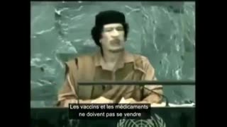 Muammar Gaddafi-They will create the virus themselves and then sell the solution!