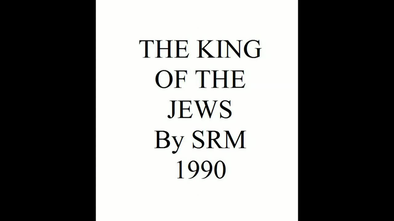 THE KING OF THE JEWS 1990
