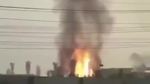 Explosion at Phase 14 of Iran's South Pars gas field, the world's largest natural gas field