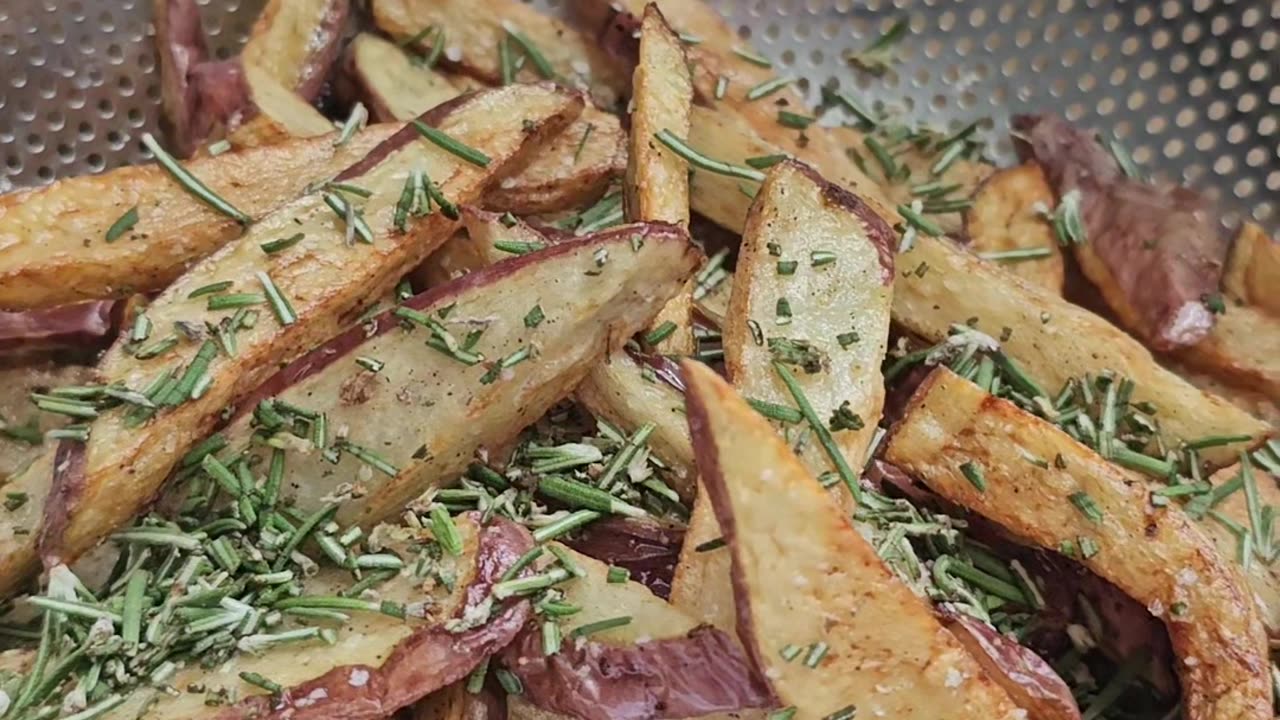Sliders with Rosemary Fries