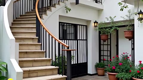 🌸 Peaceful Courtyard Vibes! 🌿