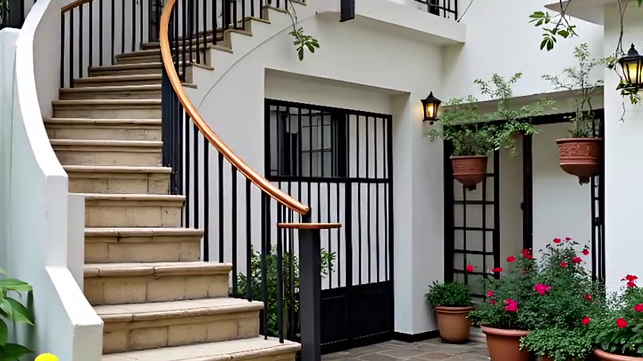 🌸 Peaceful Courtyard Vibes! 🌿