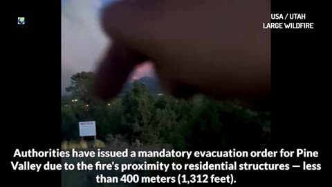 Alors que l'été arrive, les incendies aux États-Unis s'intensifient. L'Utah brûle maintenant