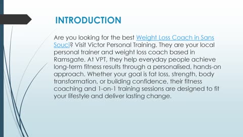 Best Weight Loss Coach in Sans Souci