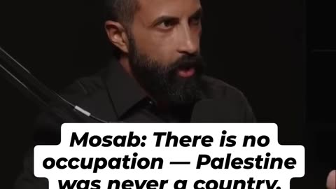 Mosab Hassan Yousef Cuts Through the Lie. Palestine Was Never an Entity