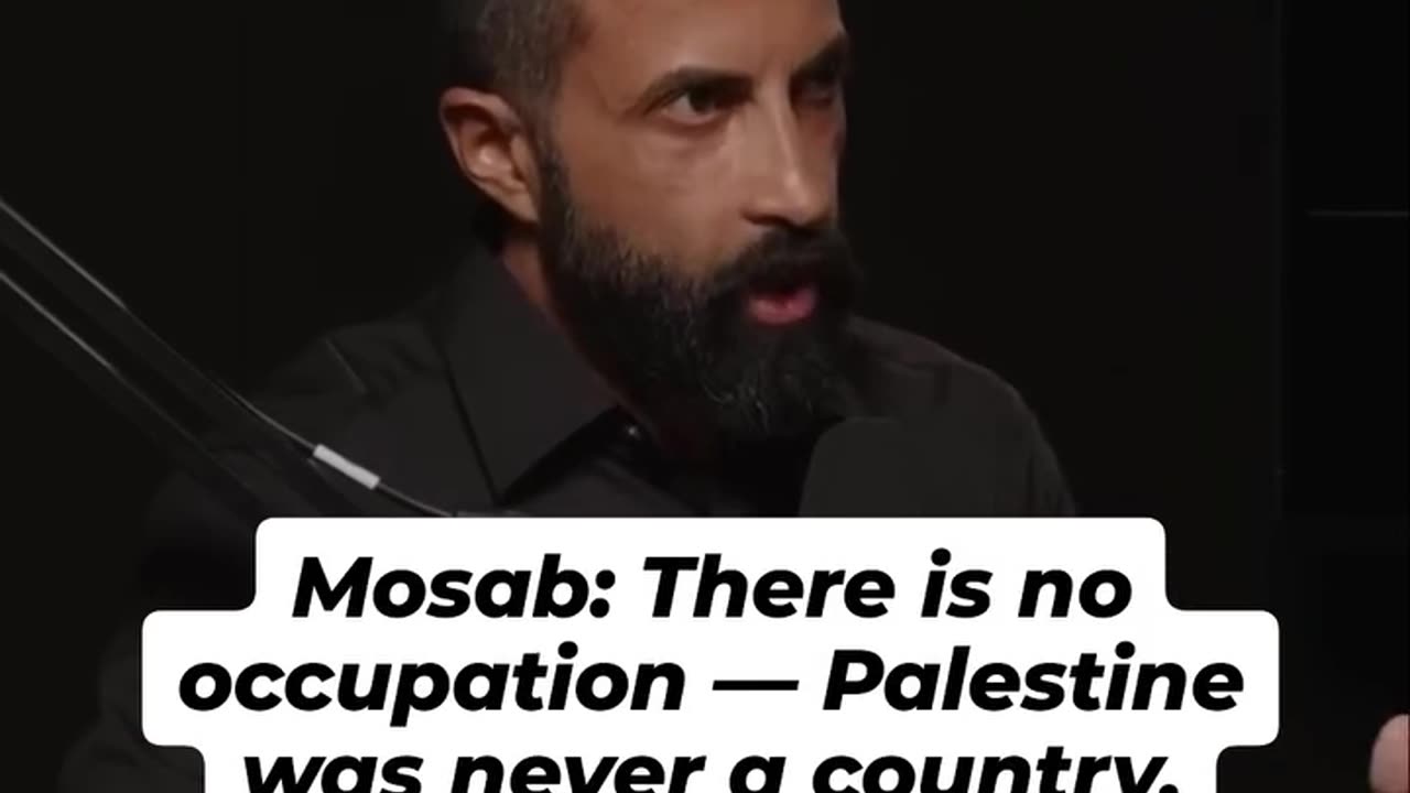 Mosab Hassan Yousef Cuts Through the Lie. Palestine Was Never an Entity