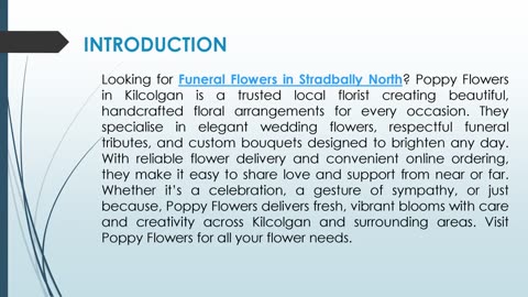 Looking for Funeral Flowers in Stradbally North?