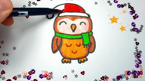 🦉❄️ Kawaii Owl • Soft Winter Cozy Vibes ✨🌙