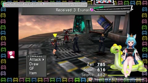 Playing Final Fantasy VIII Part 1 Malathon day 16