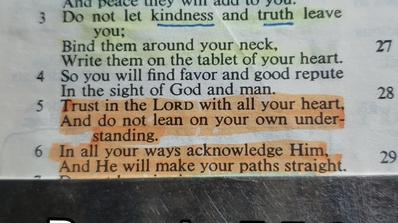 Trust In The Lord With All Your Heart ❤