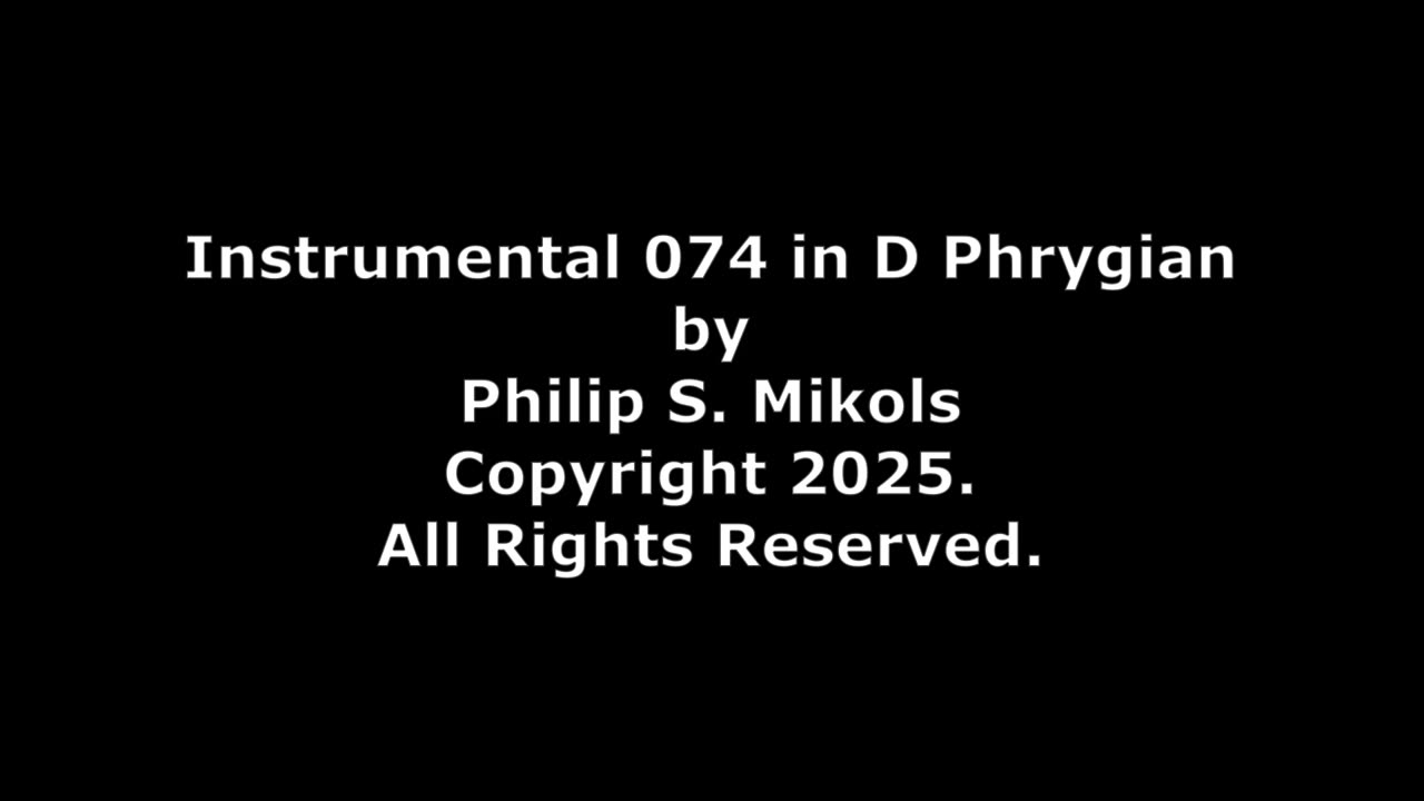 Instrumental 074 in D Phrygian