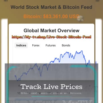 Live Stock & Bitcoin Feed | Real-Time Financial Data for Investors updates on market performance.