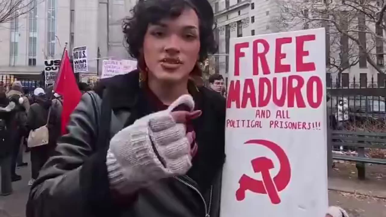 Trans communist defends Maduro