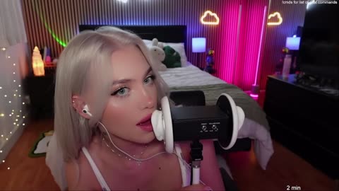 ASMR e-girl eats juicy ears