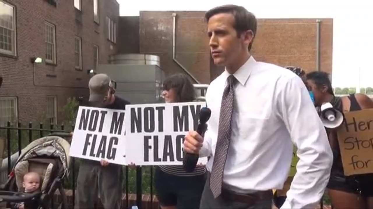 When Non Whites Shame And Harass White Men (Confederate Protest)