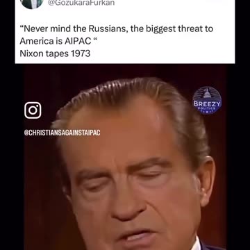 President Richard Nixon on AMERICA First vs. israel first