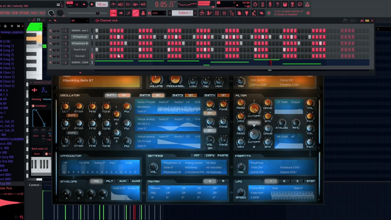Music Production Tutorial in FL Studio: With BXNKROLL
