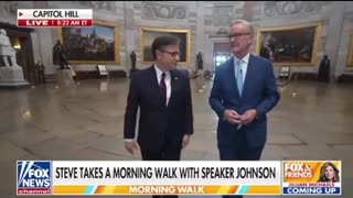 Speaker Johnson "I'm a wartime speaker, really uh, in a real sense.... "