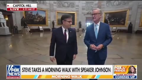 Speaker Johnson "I'm a wartime speaker, really uh, in a real sense.... "
