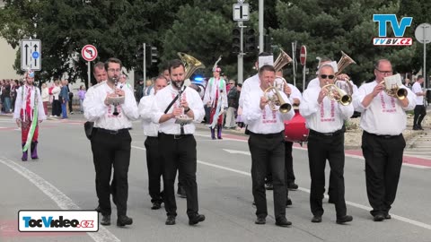 Hodový krojový průvod - XXXIII. Svatováclavské slavnosti Břeclav 2025