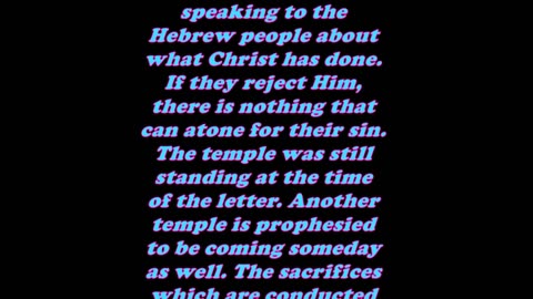 Hebrews 10:26 - Daily Bible Verse Commentary