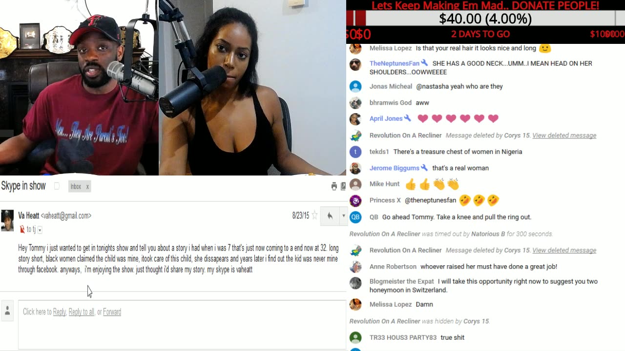 Neckdown Joins Tommy Sotomayor To Roast A Canadian Lame & His Wife! Part 1