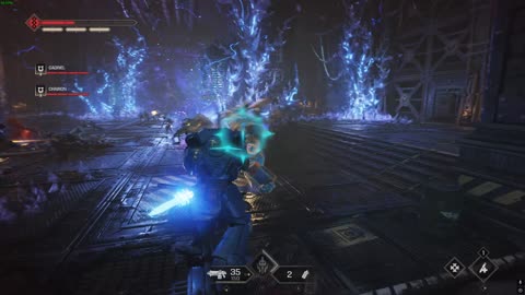 Terminator Down Warhammer 40000 SPACE MARINE 2