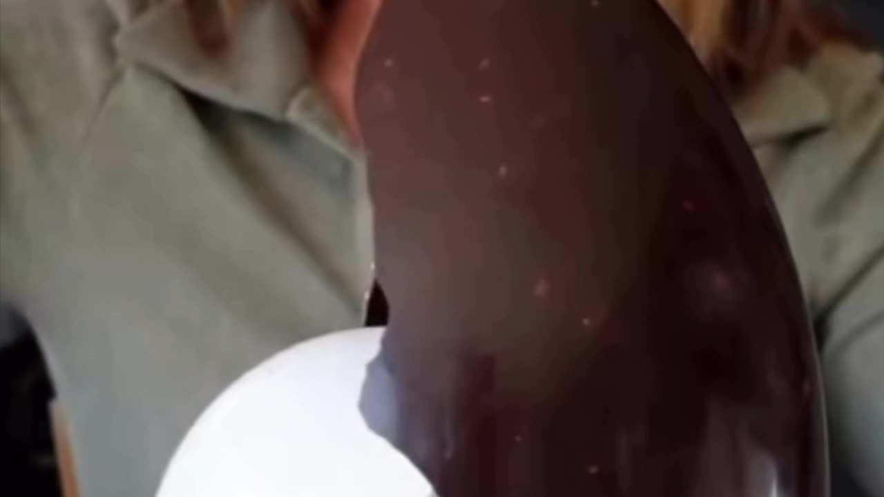 The only way to open chocolate eggs