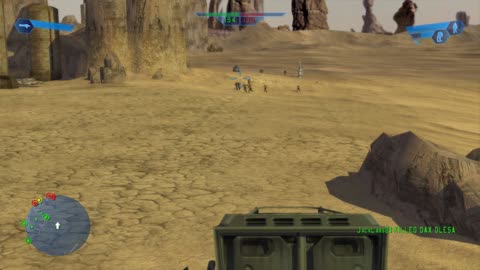 Star Wars Battlefront 2004: Instant Action Tatooine: Dune Sea Empire Gameplay