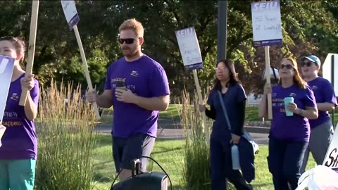 Stillwater health care workers begin strike|sunmax966