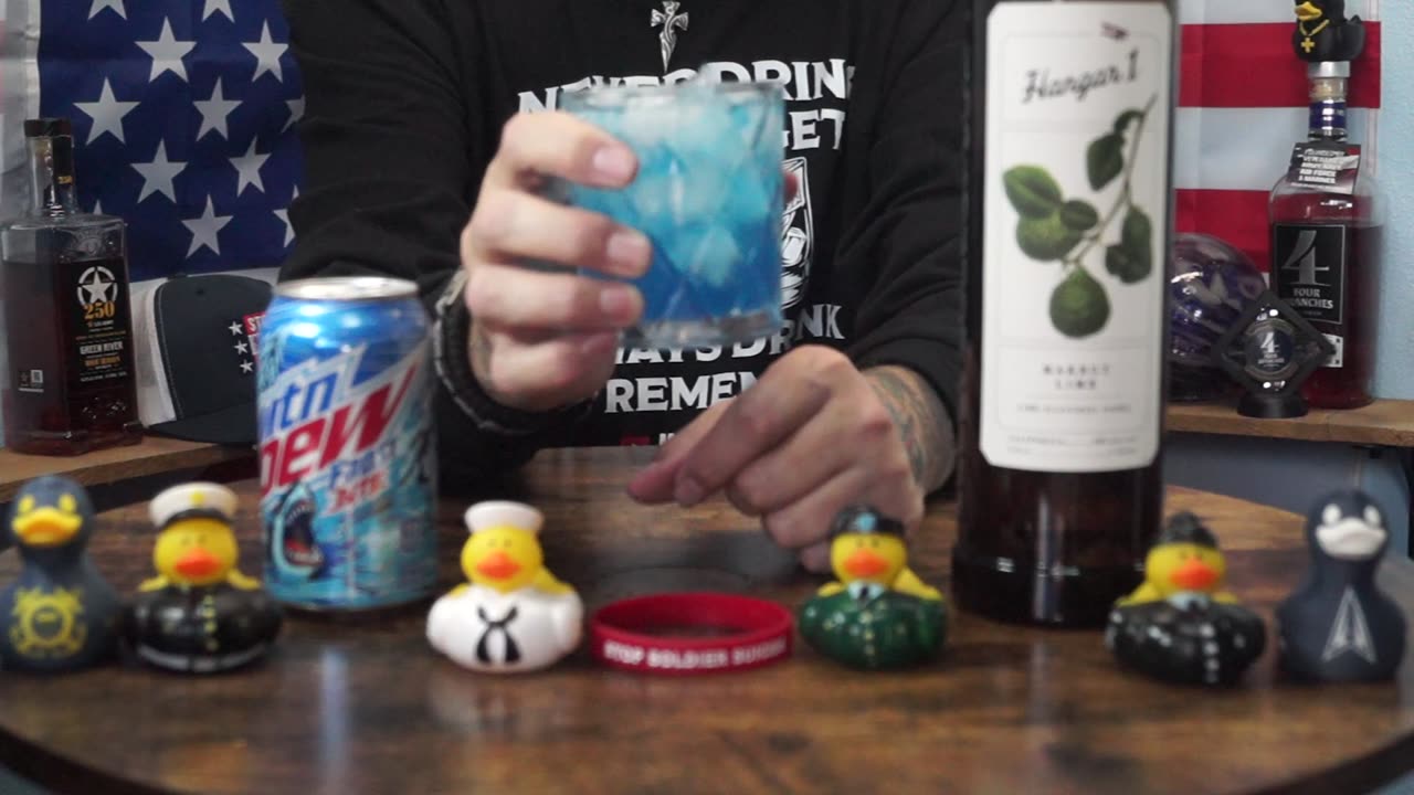 Benny DeVito - Hangar 1 Makrut Lime Vodka & Mtn Dew Frost Bite