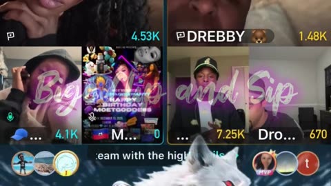 Team PK Liyah 21 DreBaby NoCap Droski Moet Liyah Flocko 12/11/25 #bigoclipandsip