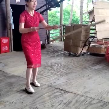 She is good at this!