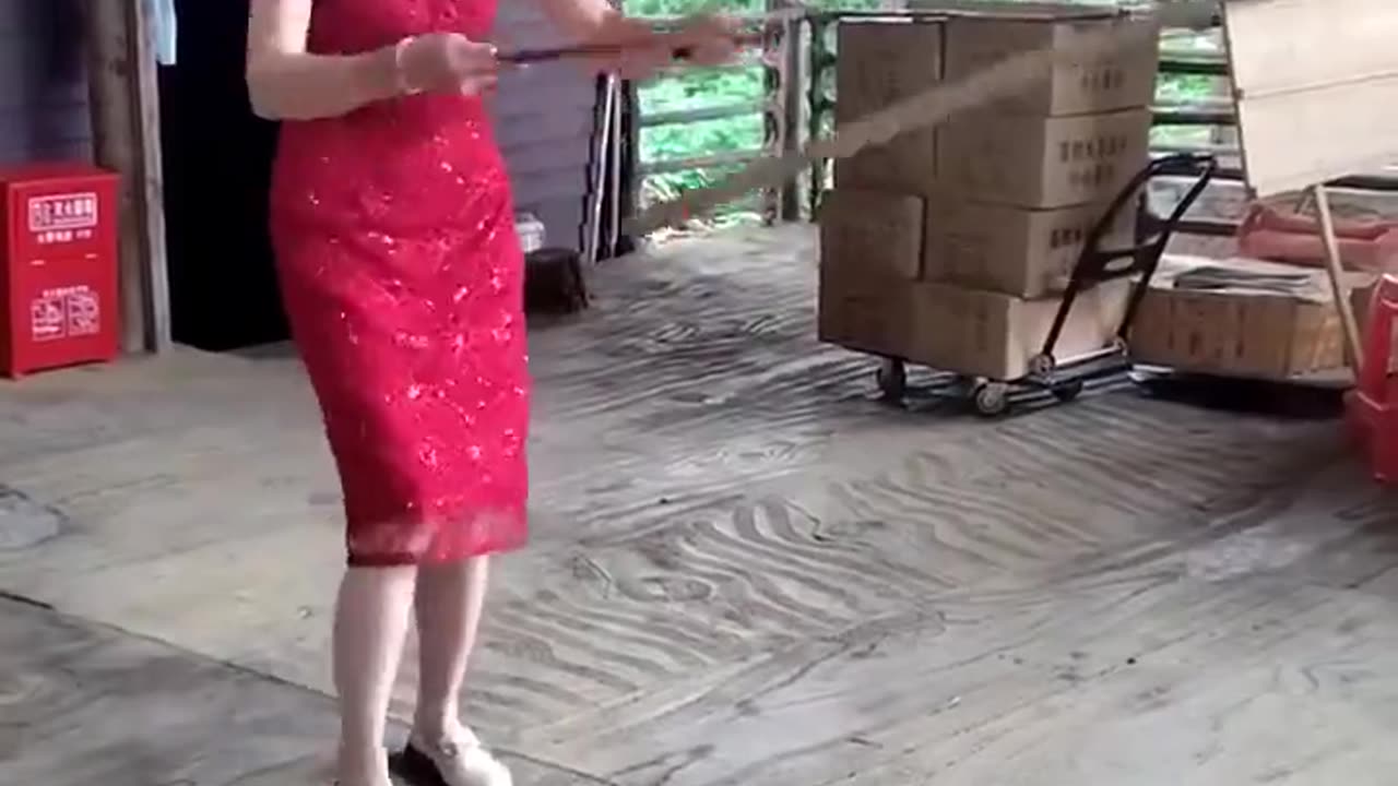 She is good at this!
