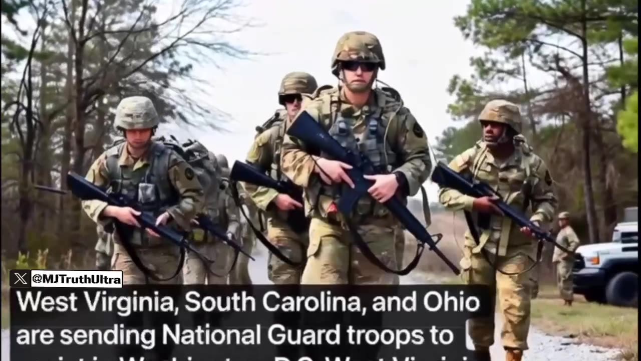 West Virginia, South Carolina, and Ohio send National Guard troops to Washington, D.C, to assist.