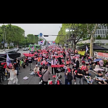 국힘,야당각성.랩,들어보니,알면 잠을 못자요/ Rapper Shouts 200,000 Ahead for the World