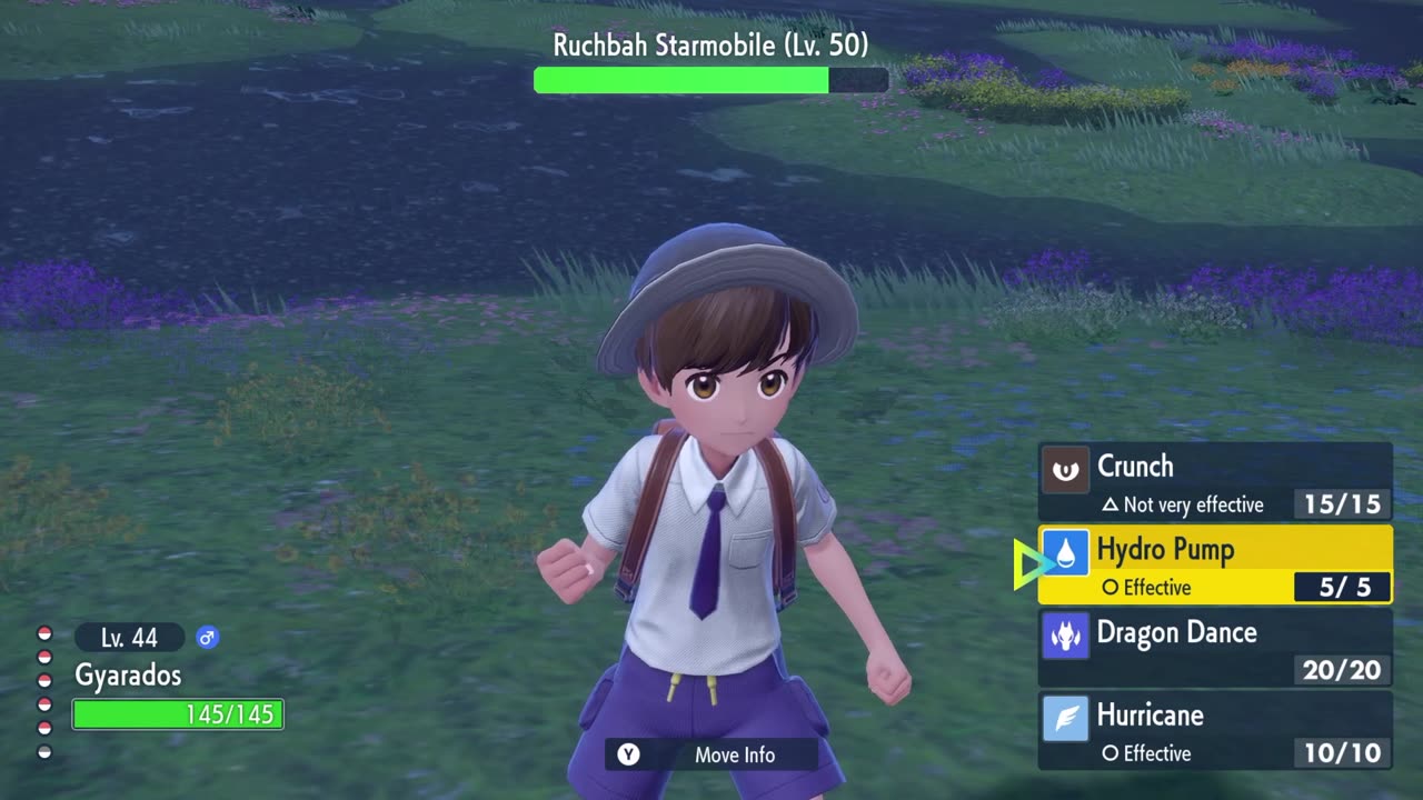 Playing Pokemon violet