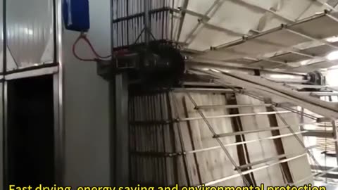 High-efficiency veneer dryer