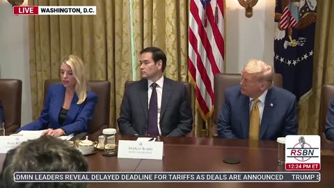 🚨🇺🇸 PRESS SEC LEAVITT: TRUMP IS PROUD OF BONDI