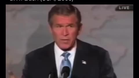 “Saddam Hussein has a group called the Nuclear Mujahideen. Iraq could just one year away from having an atomic bomb.” G.W. Bush (USA, 2003)