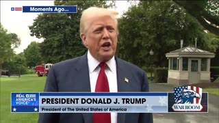 PRESS POOL: President Trump Takes Questions From Press Outside White House