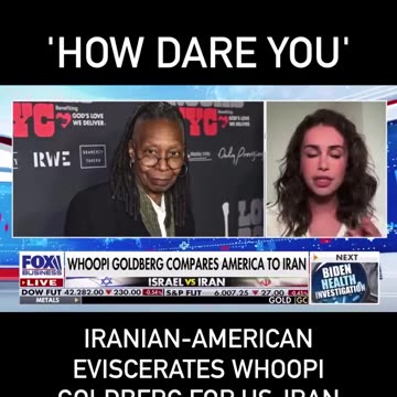Iranian Woman Eviscerates Whoopi For U.S. / Iran Comparison