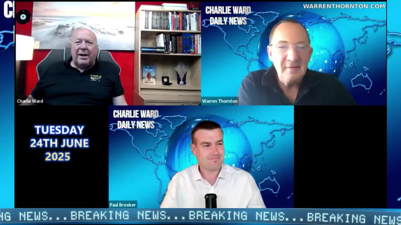 CWS DAILY NEWS WITH CHARLIE WARD, PAUL BROOKER & WARREN THORNTON TUESDAY 24TH JUNE 2025