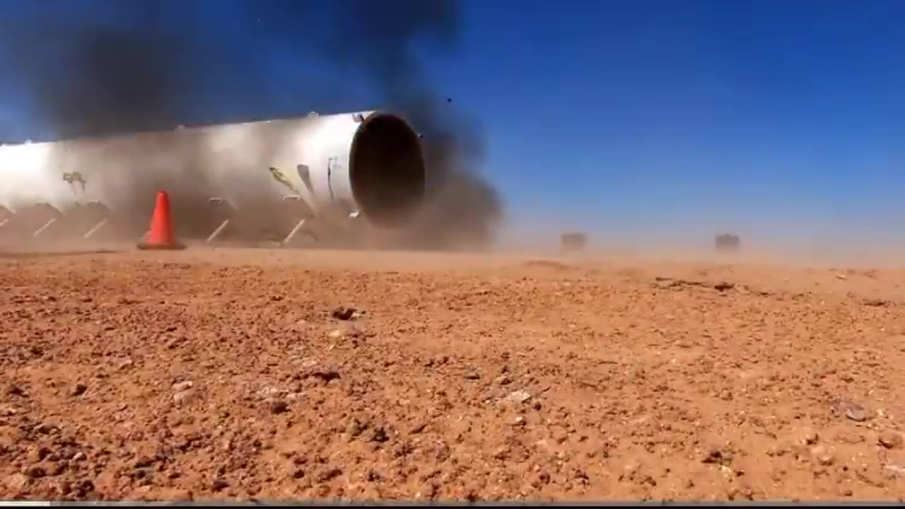 Inside Sandia National Lab 300 foot blast tube