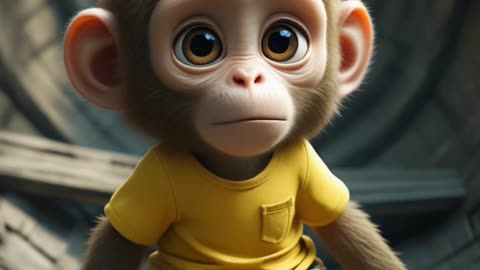 A Monkey’s River Adventure | Heartwarming Animal Story