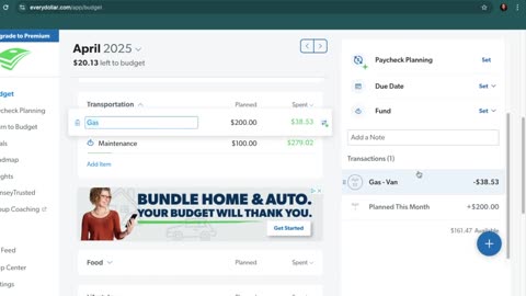 April Budget Set Up | Final Car Payment | Time to Save | 2025