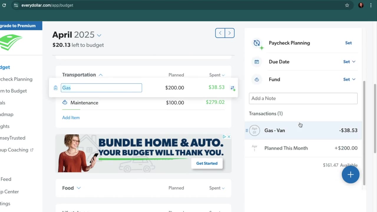 April Budget Set Up | Final Car Payment | Time to Save | 2025