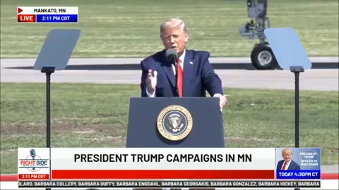 AUGUST 17 2020 President Trump Holds Campaign Event in Mankato, MN