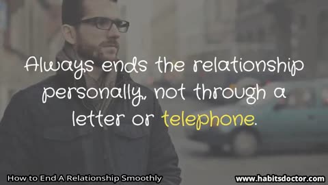How to End A Relationship Smoothly